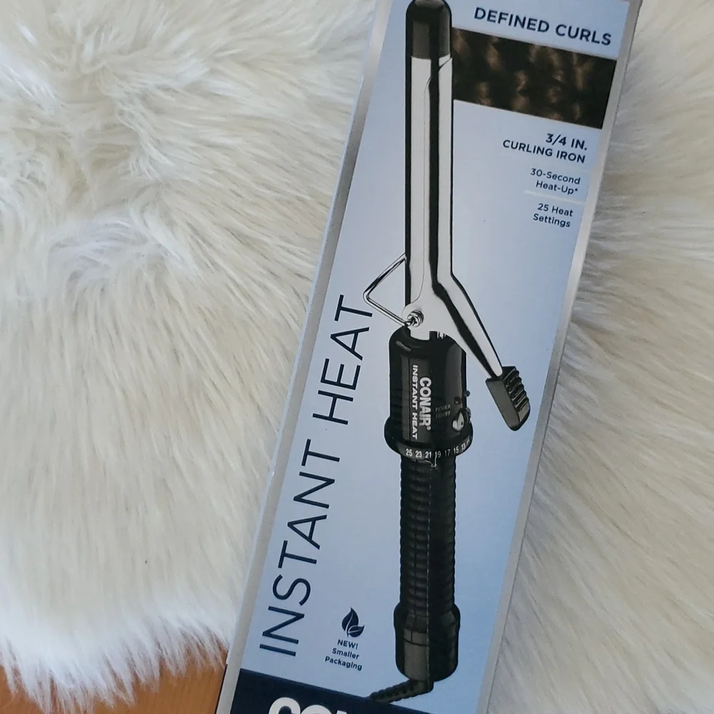 New Conair instant heat 3/4 inch curling iron